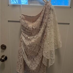 Adrianna Papell Cream Dress